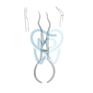 Rubber Dam Clamp Forceps Brewer, 17cm
