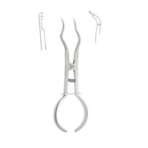 Rubber Dam Clamp Forceps Brewer, 17cm