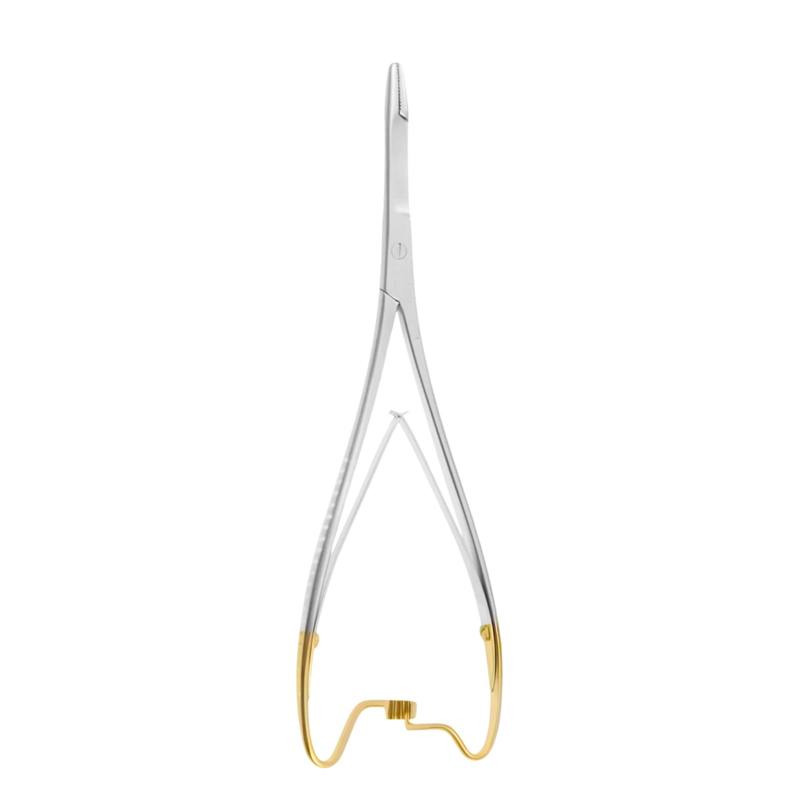 3000-028 Mathieu Olsen Needle Holder, Straight, 17cm, TC - Image 1