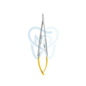 Castroviejo Micro Needle Holder, Curved, 14cm, TC