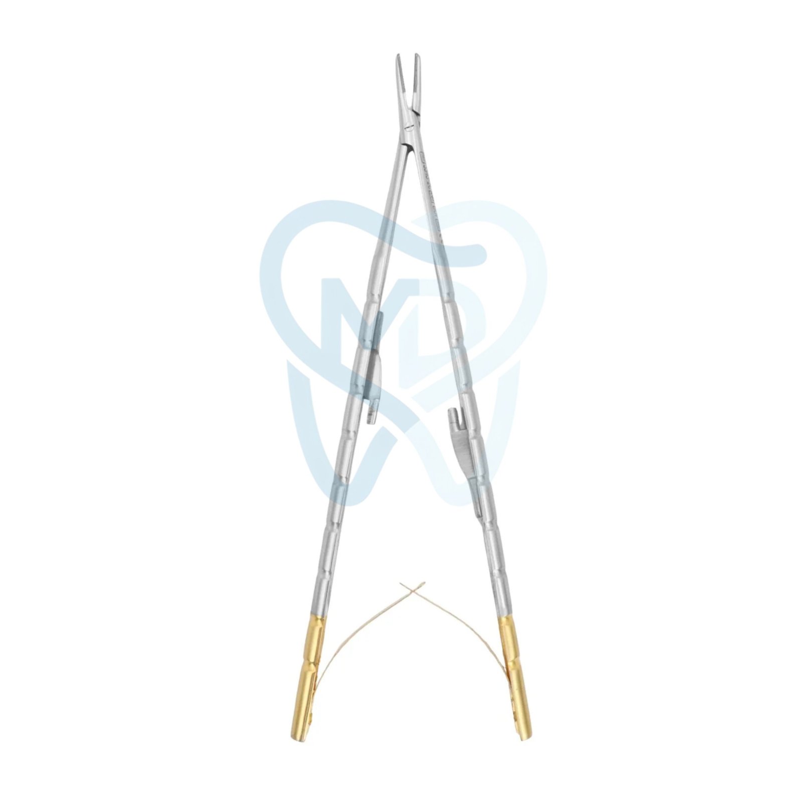 3000-038 (1) Castroviejo Micro Needle Holder, Barraquer, Straight, 16cm, TC - Image 1