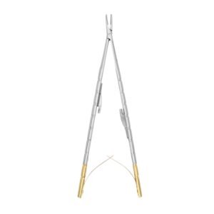 Castroviejo Micro Needle Holder, Barraquer, Straight, 16cm, TC