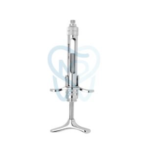 Cylinder Cartridge Syringe, 2.2 ml, Chrome-plated, with Metric Thread, without aspiration