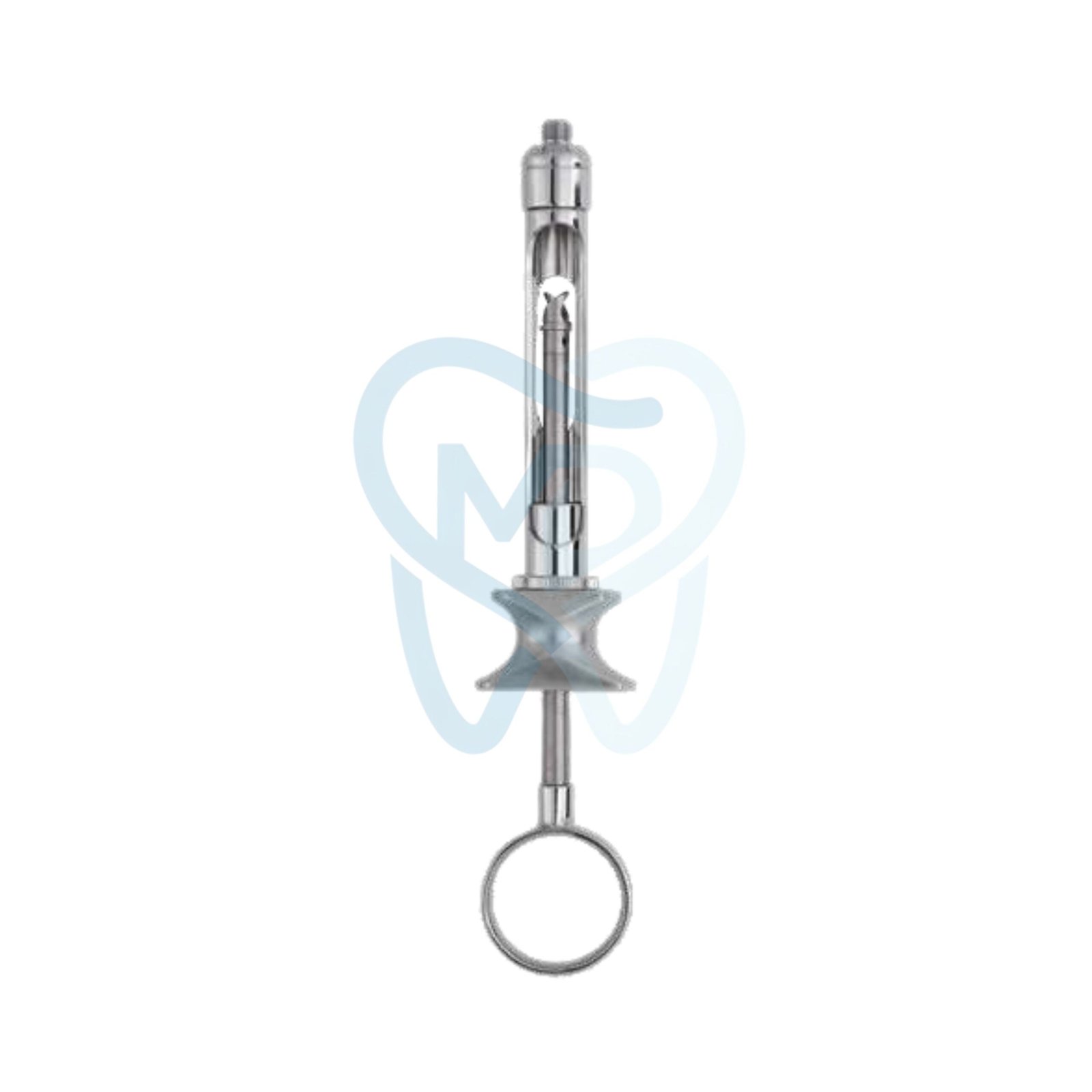 3090-010 Cartridge Syringe, 2.2 ml, Chrome-plated, with Metric Thread - Image 1