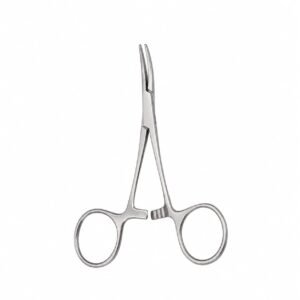 Micro Mosquito Forceps, Curved, 10cm