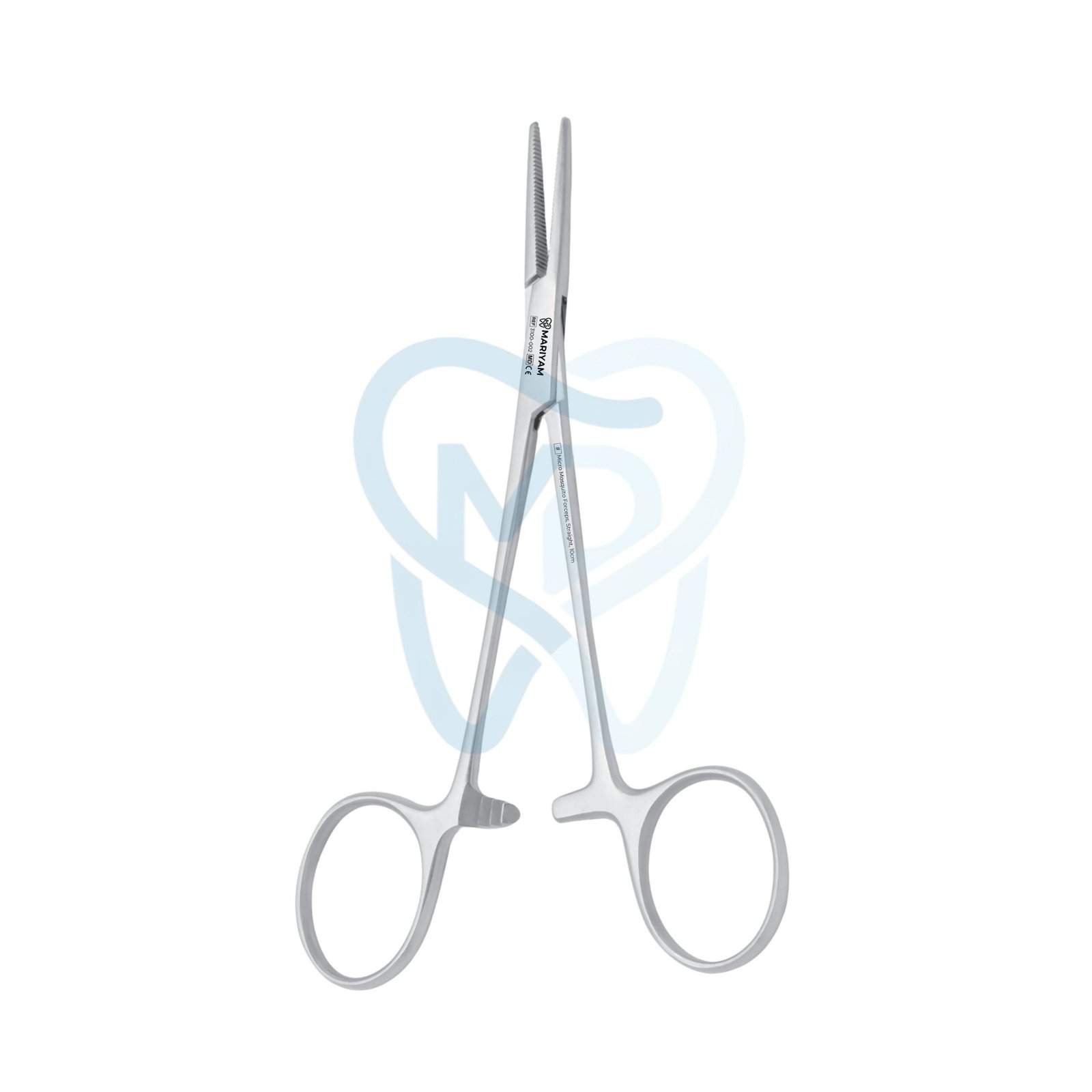 3100-002 Micro Mosquito Forceps, Straight, 10cm - Image 1