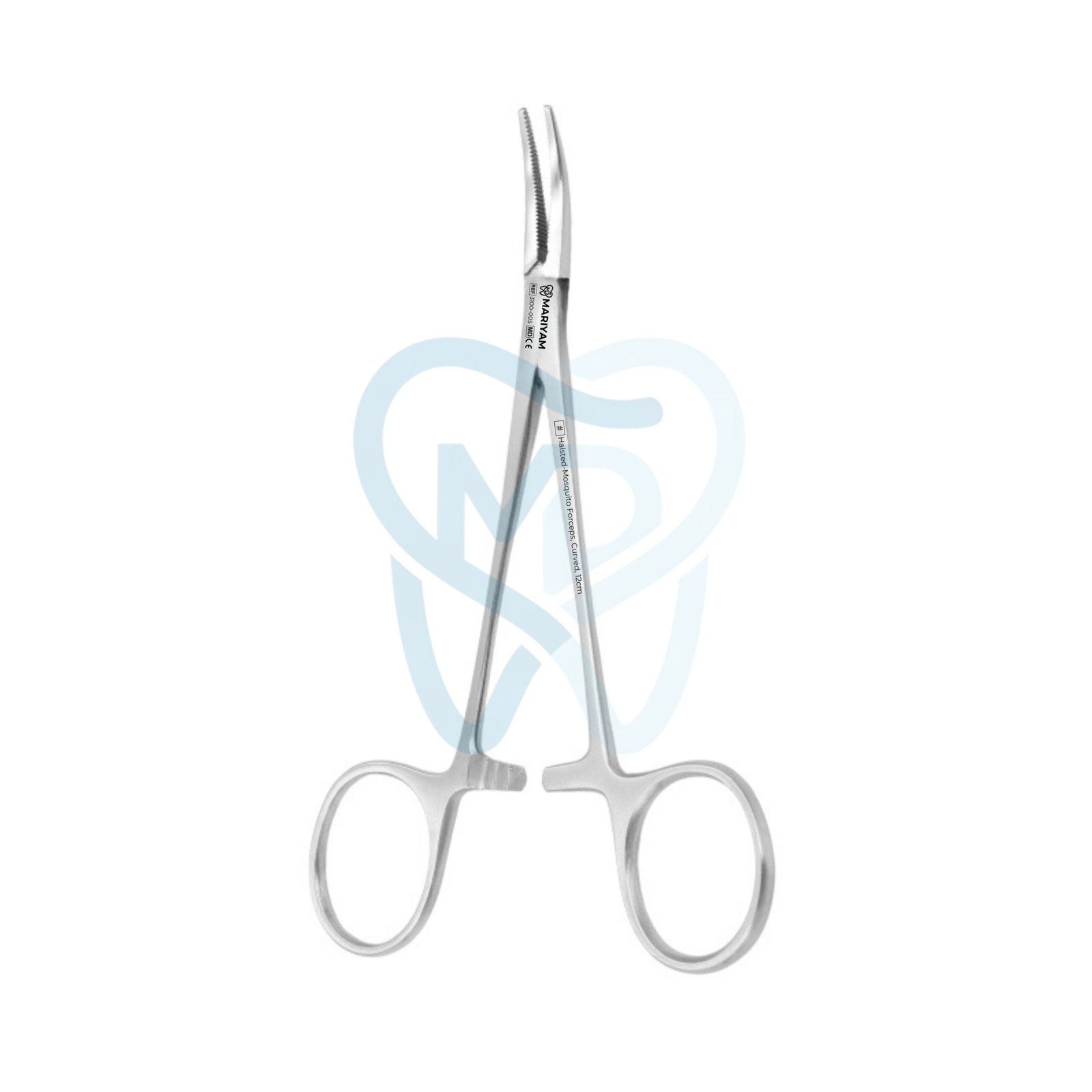 3100-005 Halsted-Mosquito Forceps, Curved, 12cm - Image 1