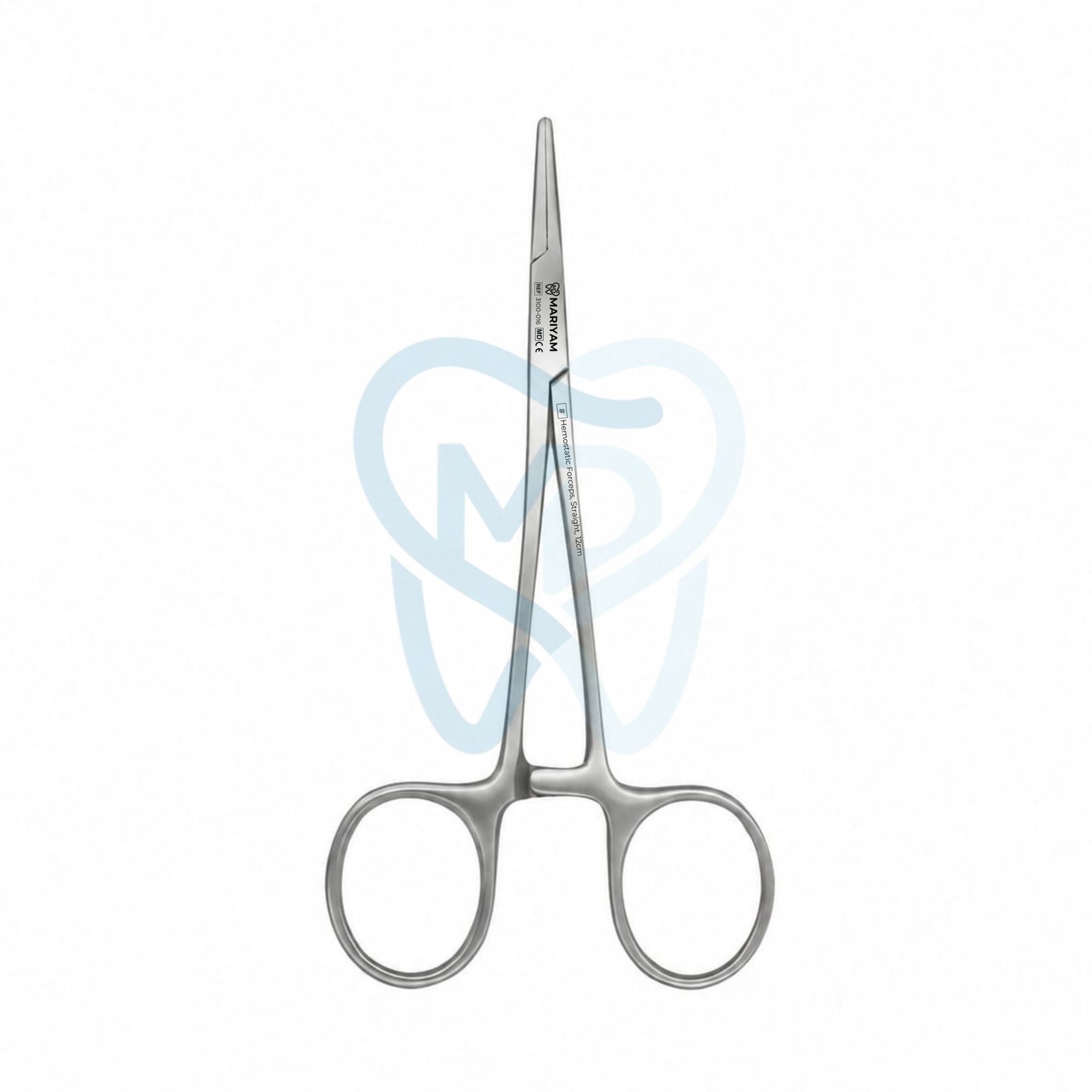 3100-016 Hemostatic Forceps, Straight, 12cm - Image 1