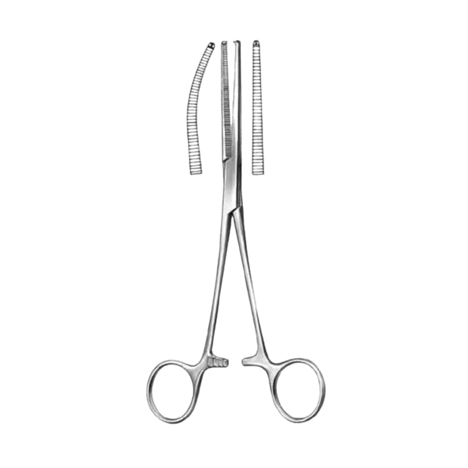3100-022 Kocher Forceps, Straight, 1-2, 16cm - Image 1