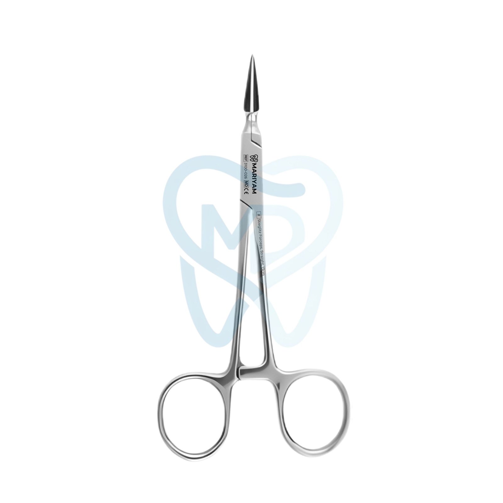 3100-026 Stieglitz Forceps, Angled 45?, 13cm - Image 1