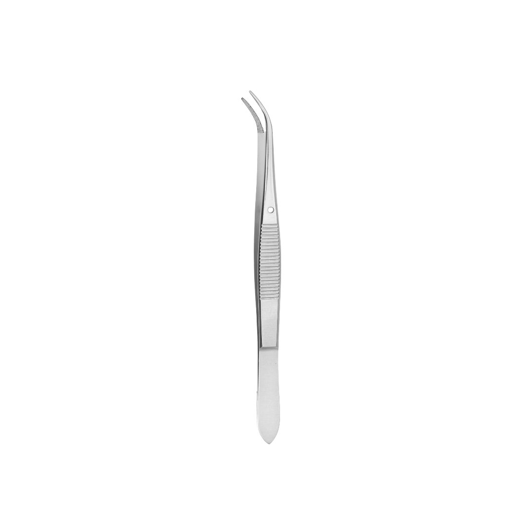 3200-016 Perry Tweezer, Curved, 13cm - Image 1