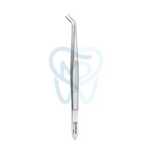 College Tweezer, Short Serrated 13mm, 15cm