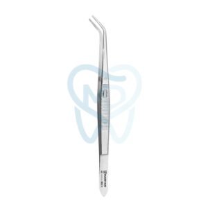 College Tweezer, Serrated, with Lock, 15cm