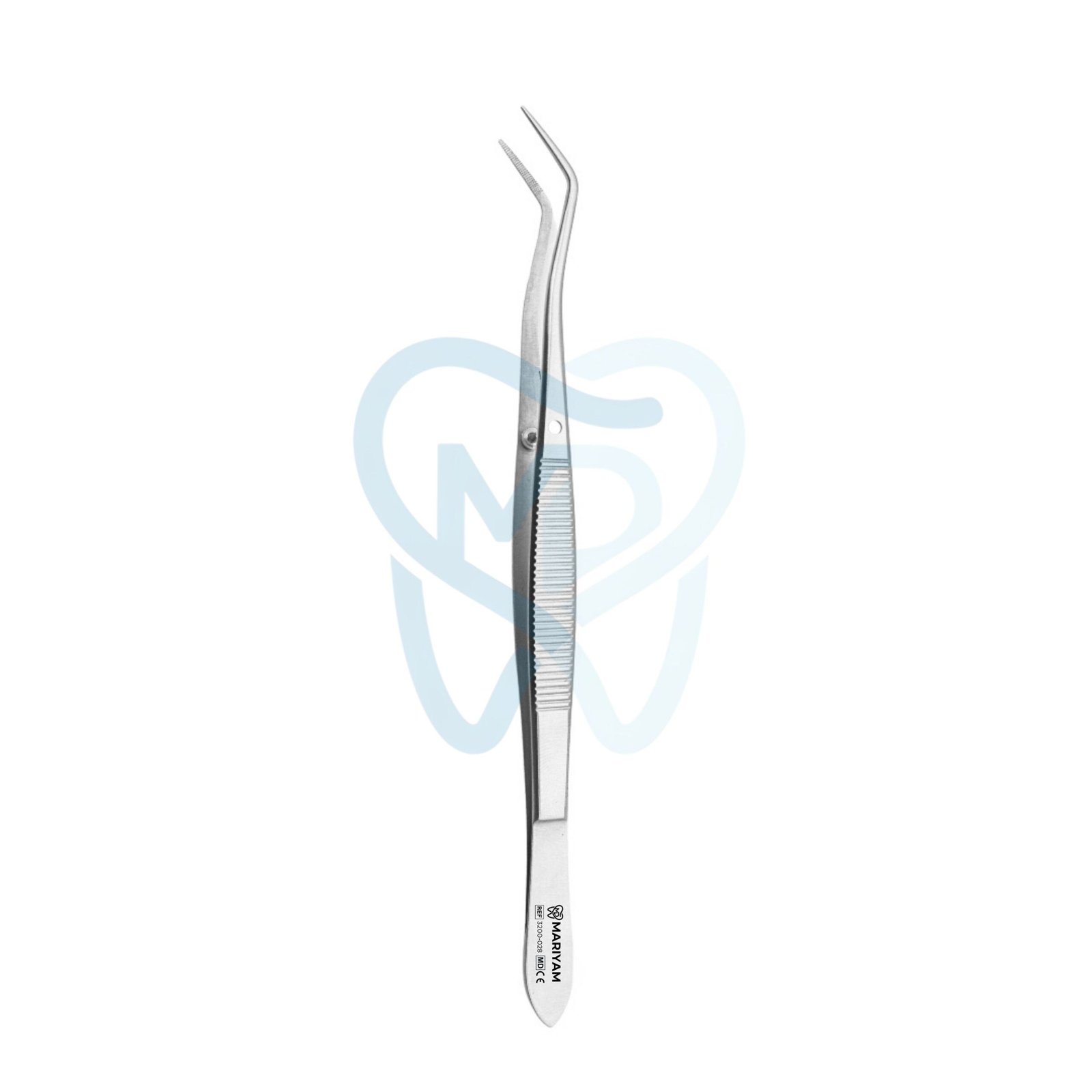 3200-028 Meriam Tweezer, Serrated, Fig 1., 16cm - Image 1