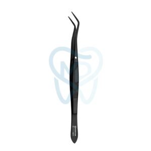 Meriam Tweezer, Serrated, Fig 1., 16cm, TC,Black