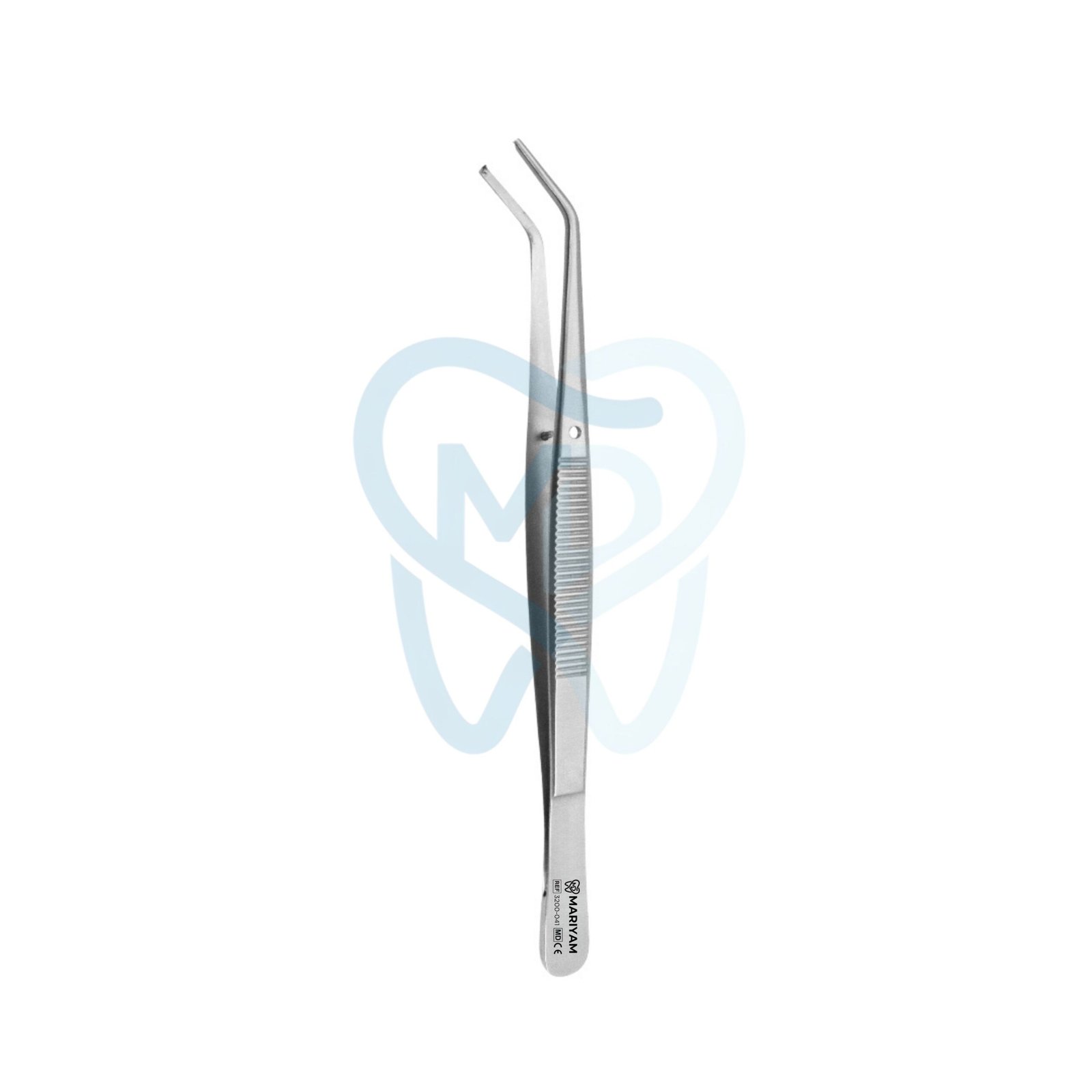 3200-041 Semken Tweezer, Angled, 1-2, 15cm - Image 1