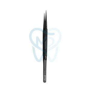Micro Surgical Tweezer, Straight, 1-2, 15cm, Black