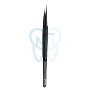 Micro Surgical Tweezer, Straight, 1-2, 18cm, Black