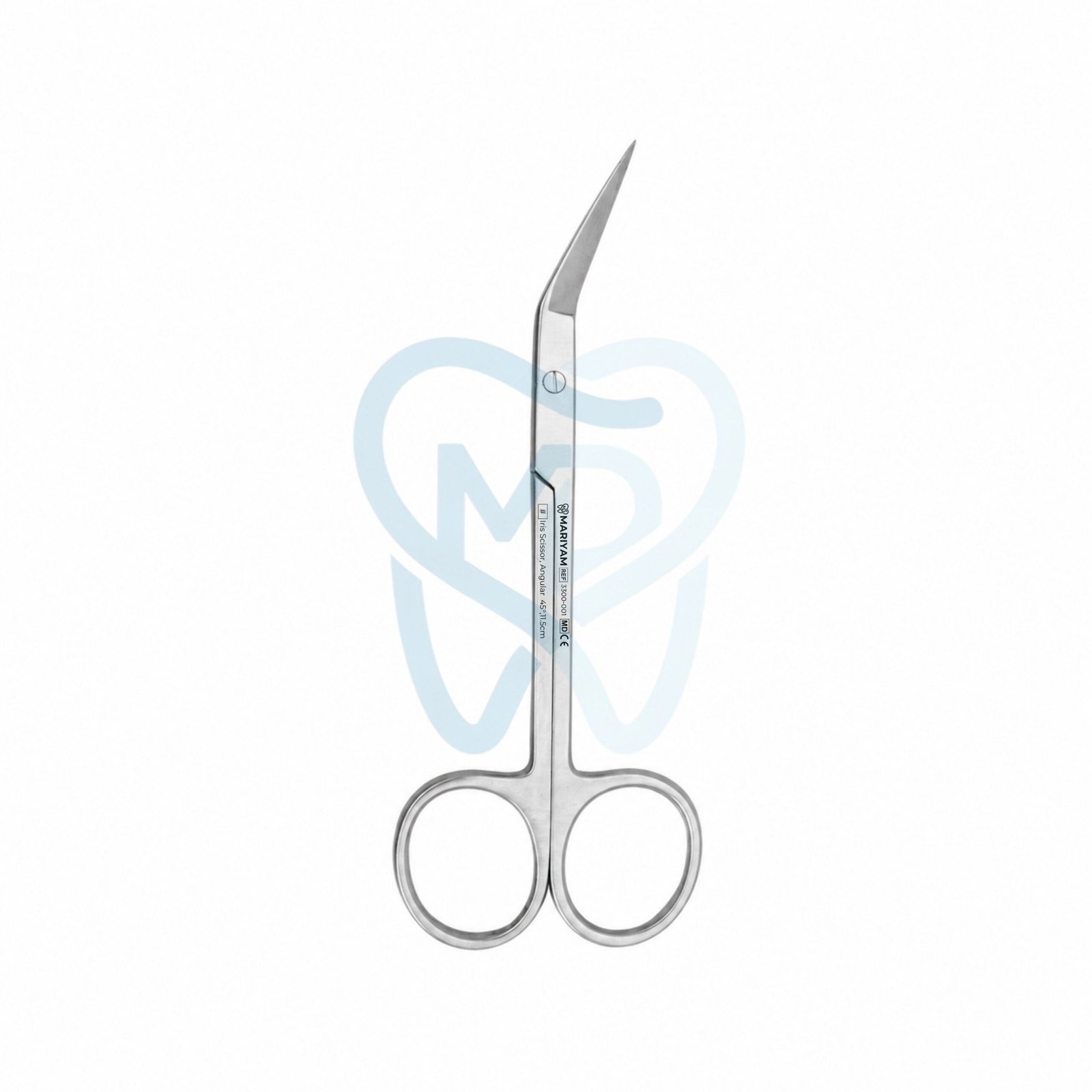 3300-001 Iris Scissor, Angular 45°,11.5cm - Image 1