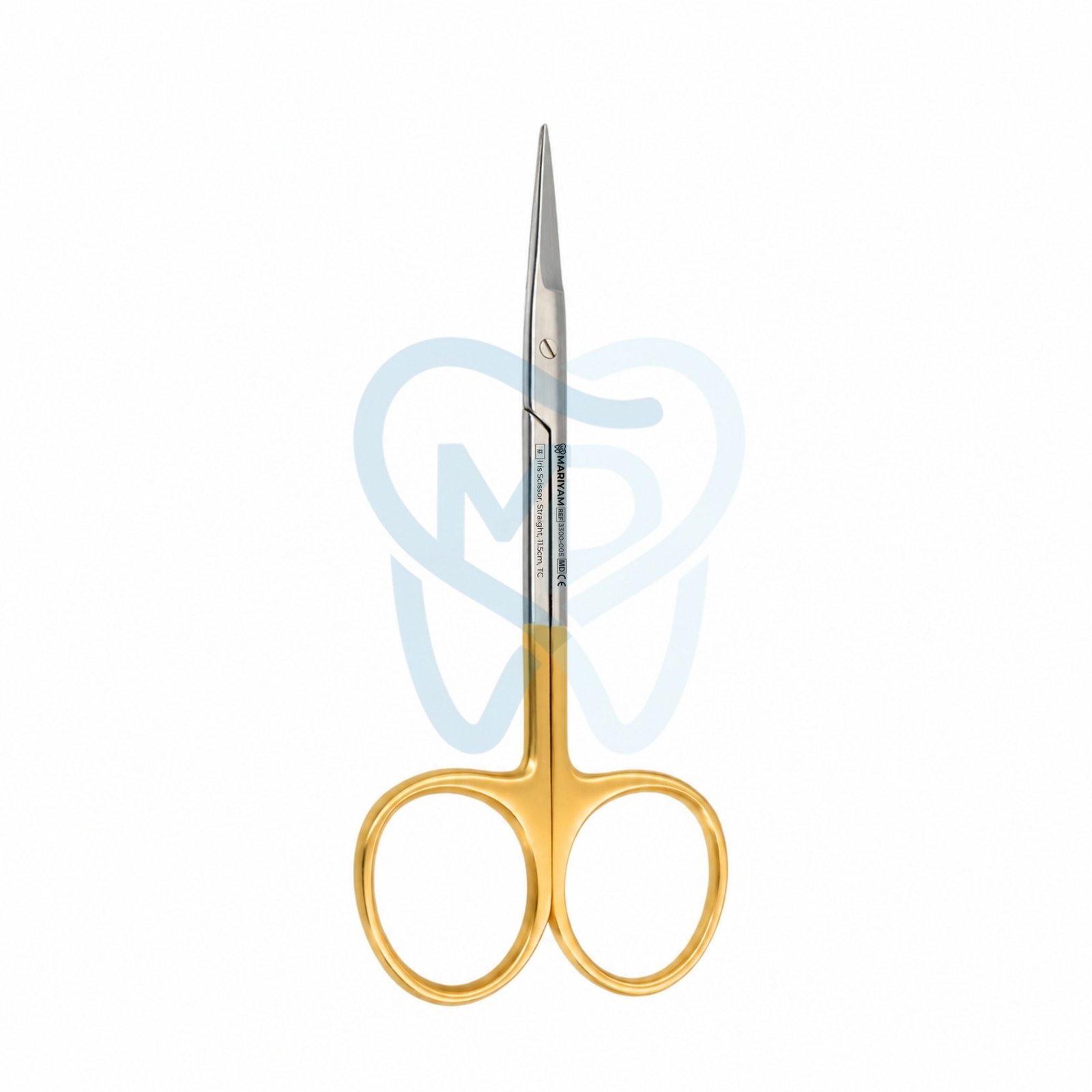 3300-005 Iris Scissor, Straight, 11.5cm, TC - Image 1