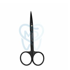 Iris Scissor, Curved, 11.5cm, Black, Super-cut, TC