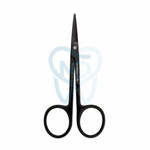 Iris Scissor, Straight, 11.5cm, Black, Super-cut, TC