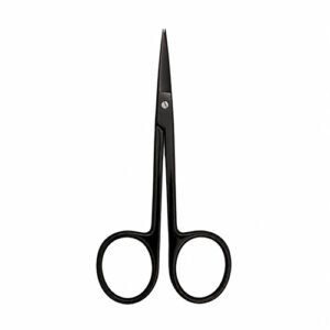 Iris Scissor, Straight, 11.5cm, Black, Super-cut, TC