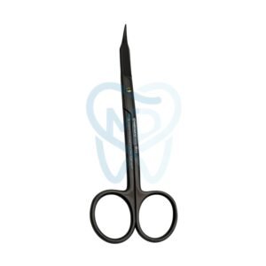 Goldman Fox, Curved, 13 cm, Black, Super-cut, TC