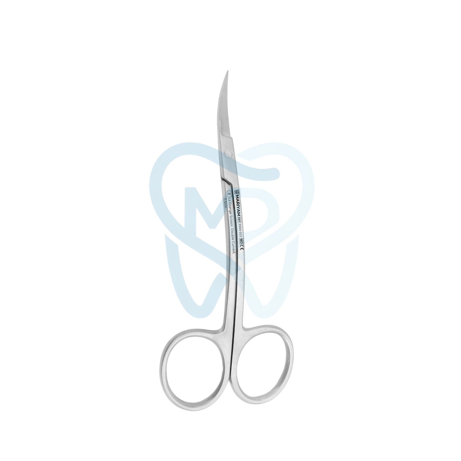 3300-022 La Grange Scissor, Double Curved, 11.5cm - Image 1