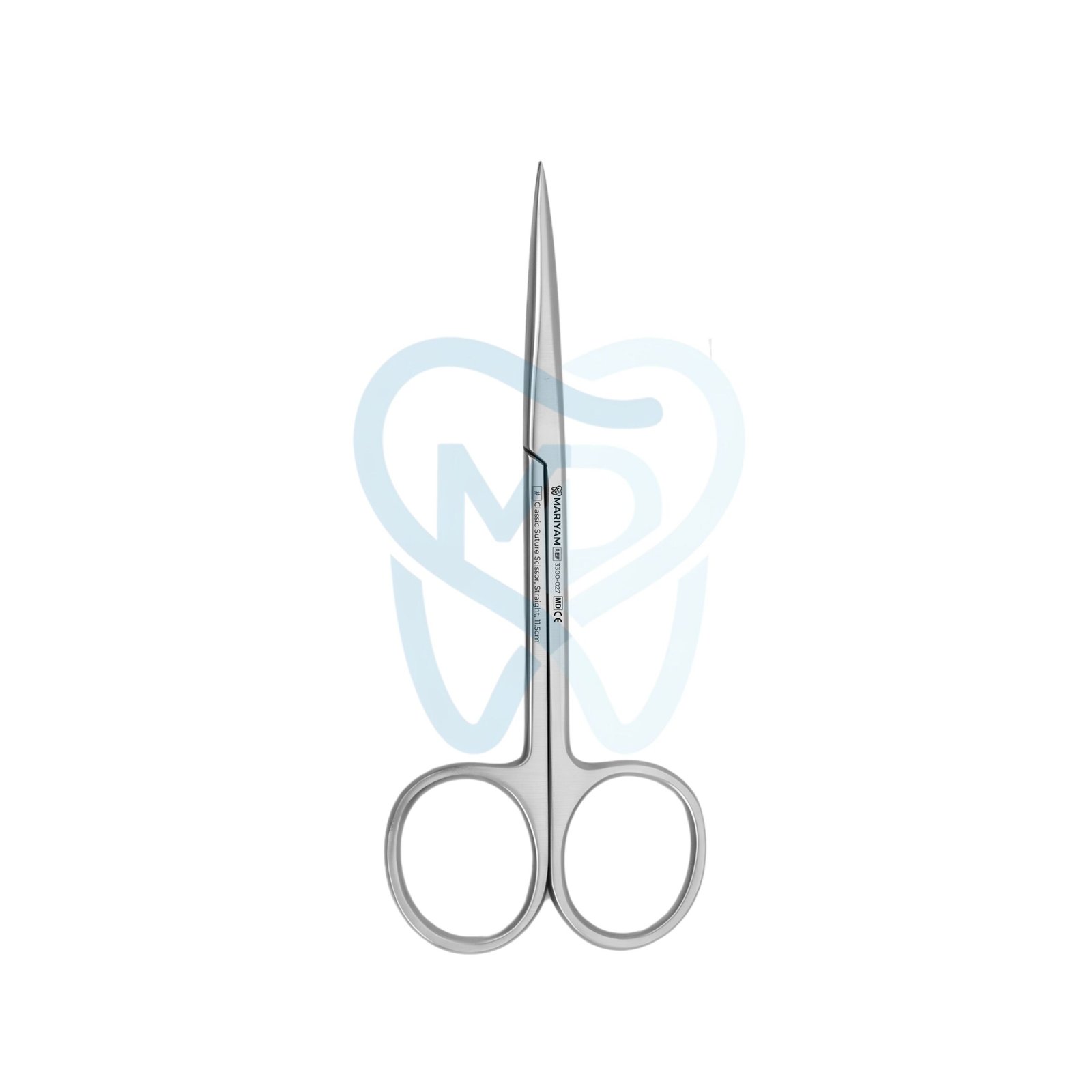 3300-027 Classic Suture Scissor, Straight, 11.5cm - Image 1