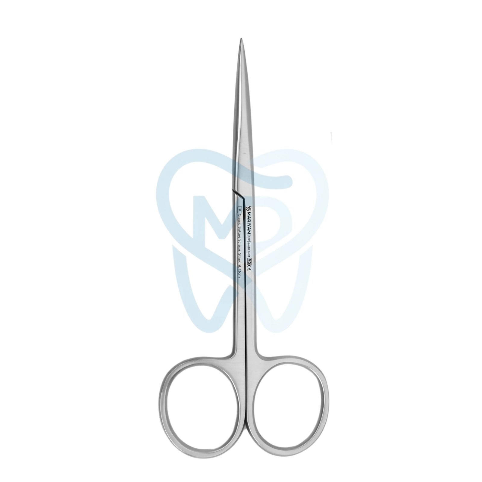 3300-029 Classic Suture Scissor, Straight, 13cm - Image 1