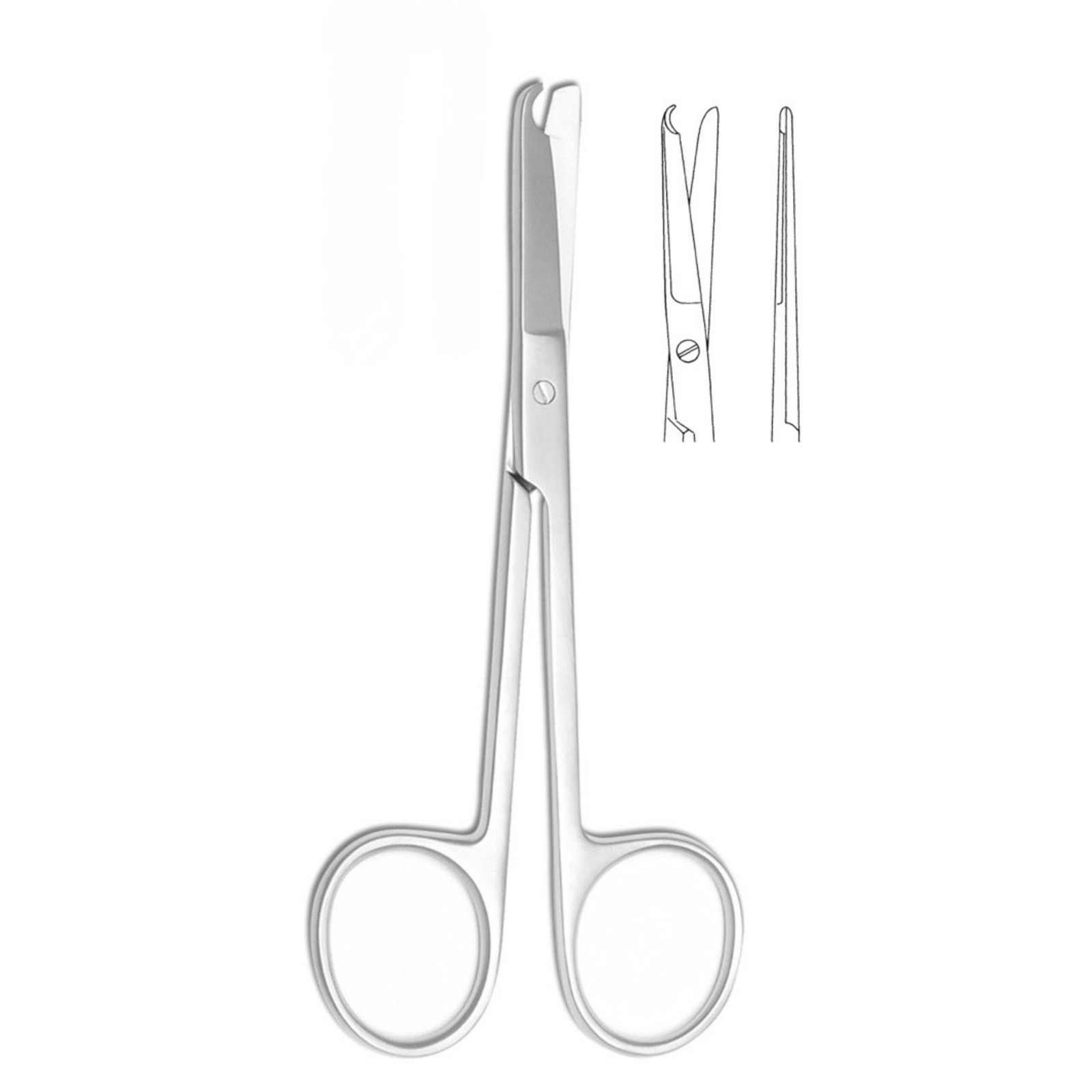 3300-058 Spencer Suture Scissor, Straight, 16cm - Image 1