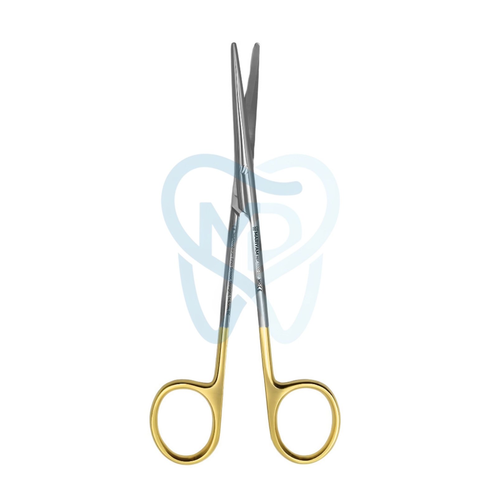 3300-37 Metzenbaum Sahrp Scissor, Curved, 14.5cm - Image 1