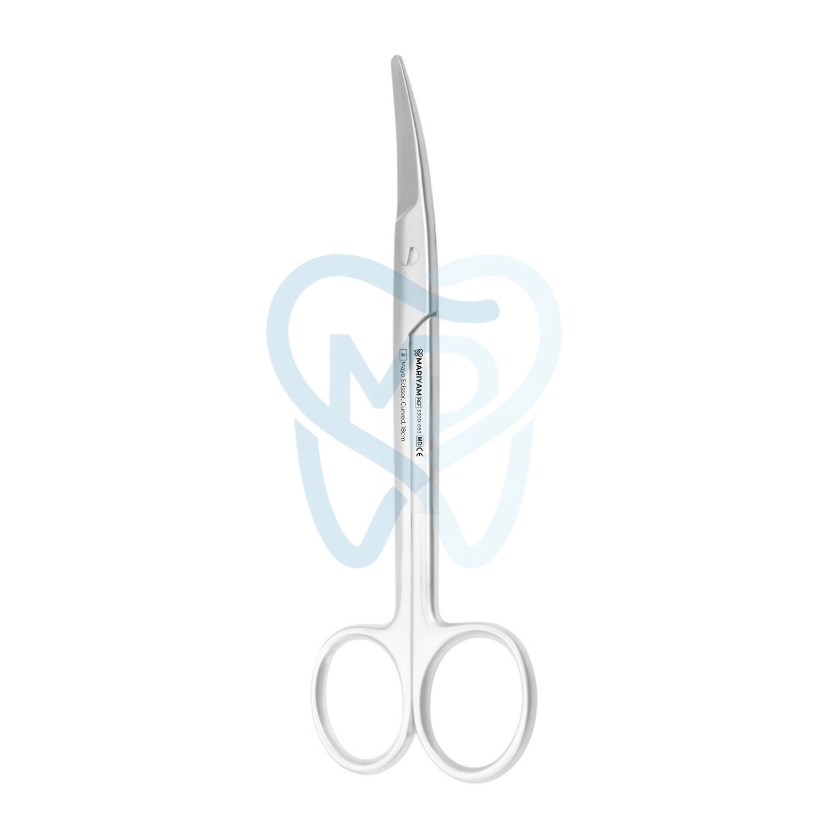 3300-53 Mayo Scissor, Curved, 18cm - Image 1