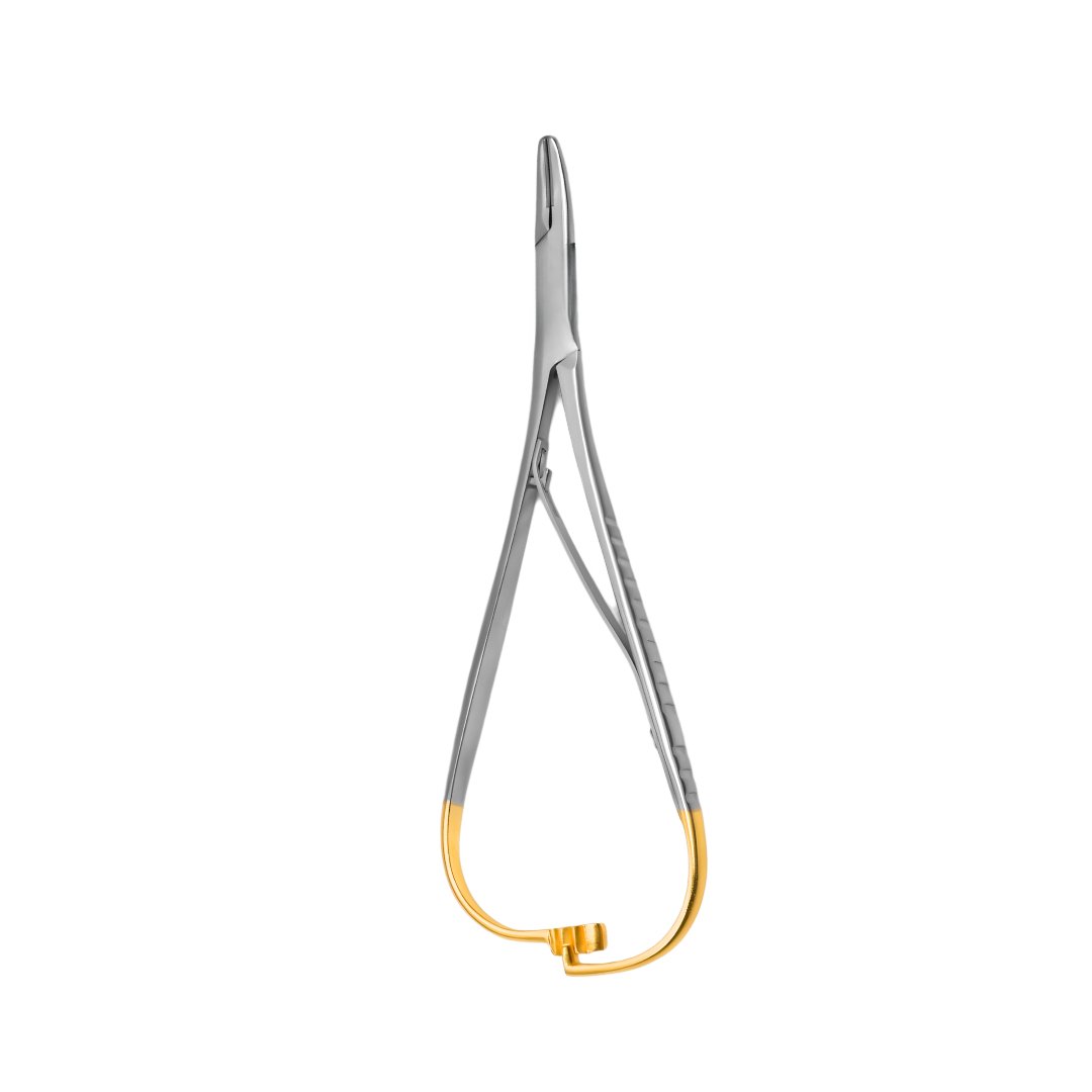 3301-2C Mathieu Needle Holder, Curved, 14cm, TC - Image 1