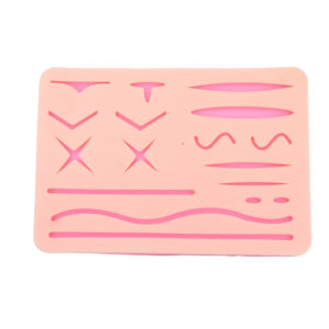 Silicone Suture Practice Pad, 17 shapes, 175mmx120mm