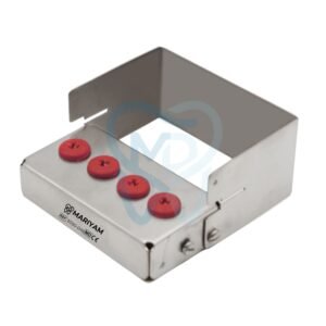 Bur Holder for 4, Red