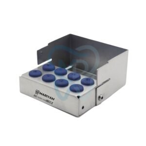 Bur Holder for 8, Blue