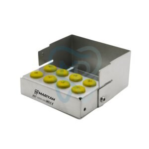 Bur Holder for 8, Yellow