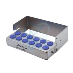 Bur Holder for 12, Blue