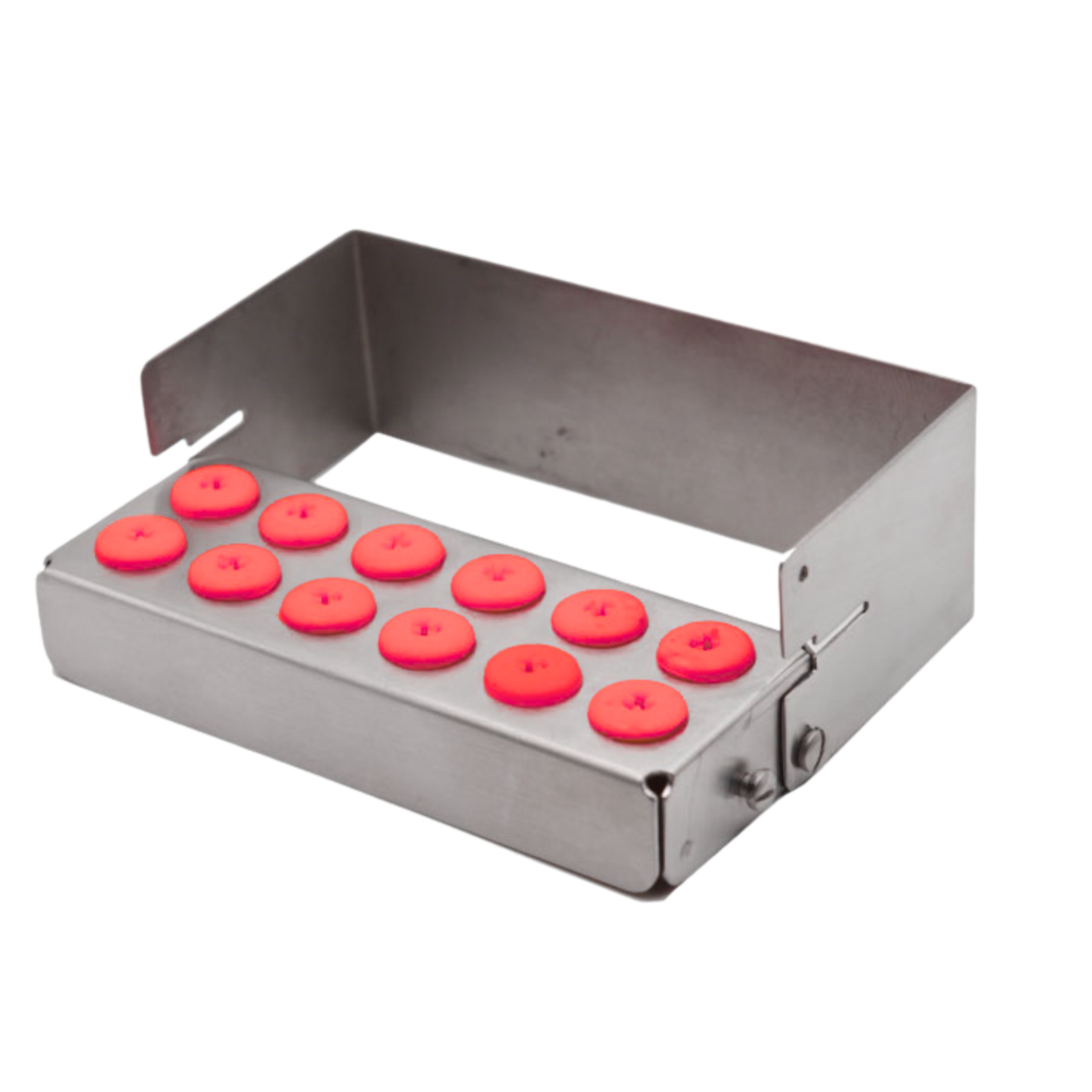 5050-054 Bur Holder for 12, Red - Image 1