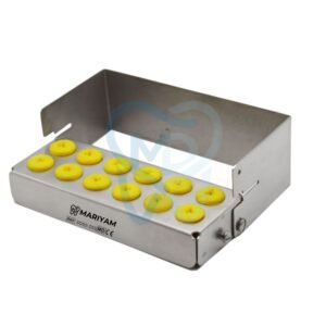 Bur Holder for 12, Yellow