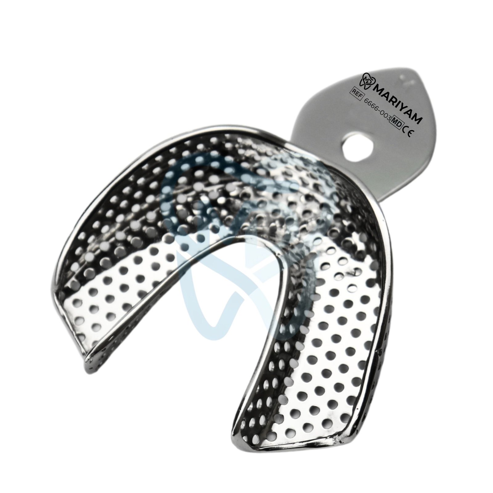 6666-003 Perforated Impression Tray, Lower Jaw, Medium - Image 1