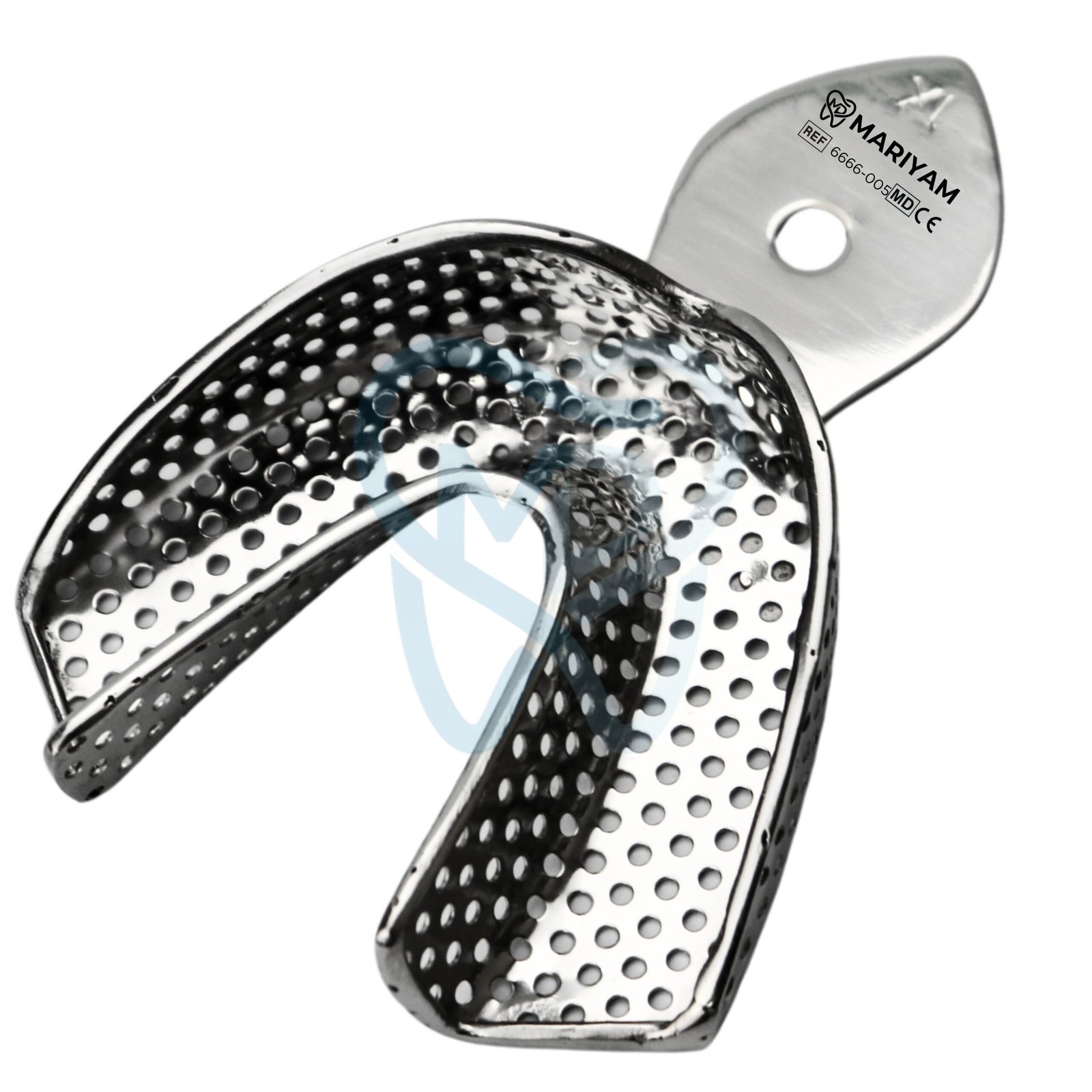 6666-005 Perforated Impression Tray, Lower Jaw, Extra Large - Image 1