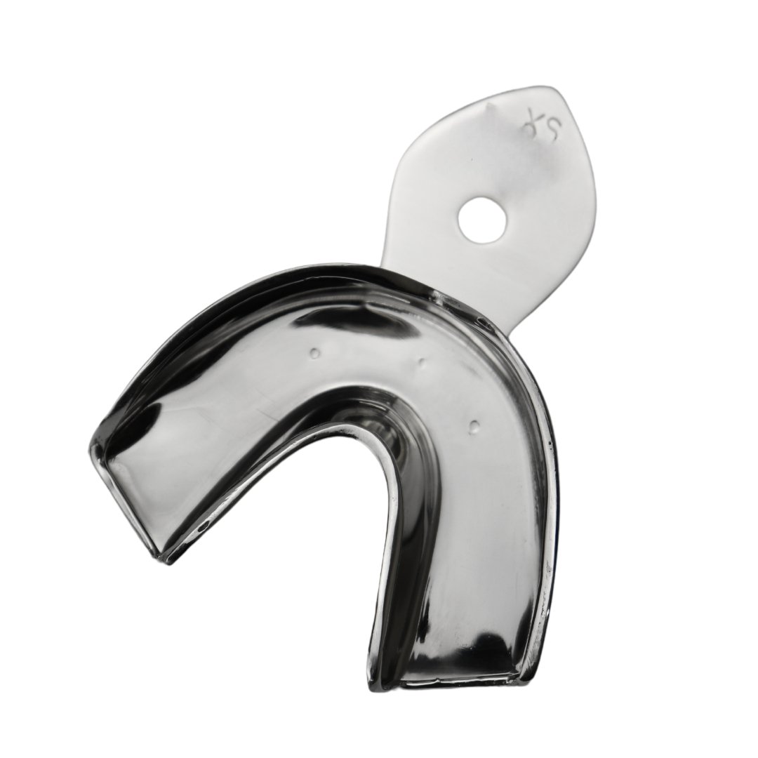 6666-011 Non-Perforated Impression Tray, Lower Jaw, Extra Small - Image 1