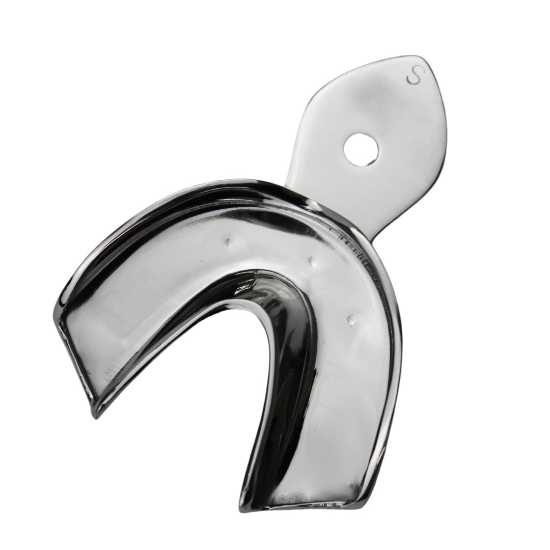 6666-012 Non-Perforated Impression Tray, Lower Jaw, Small - Image 1