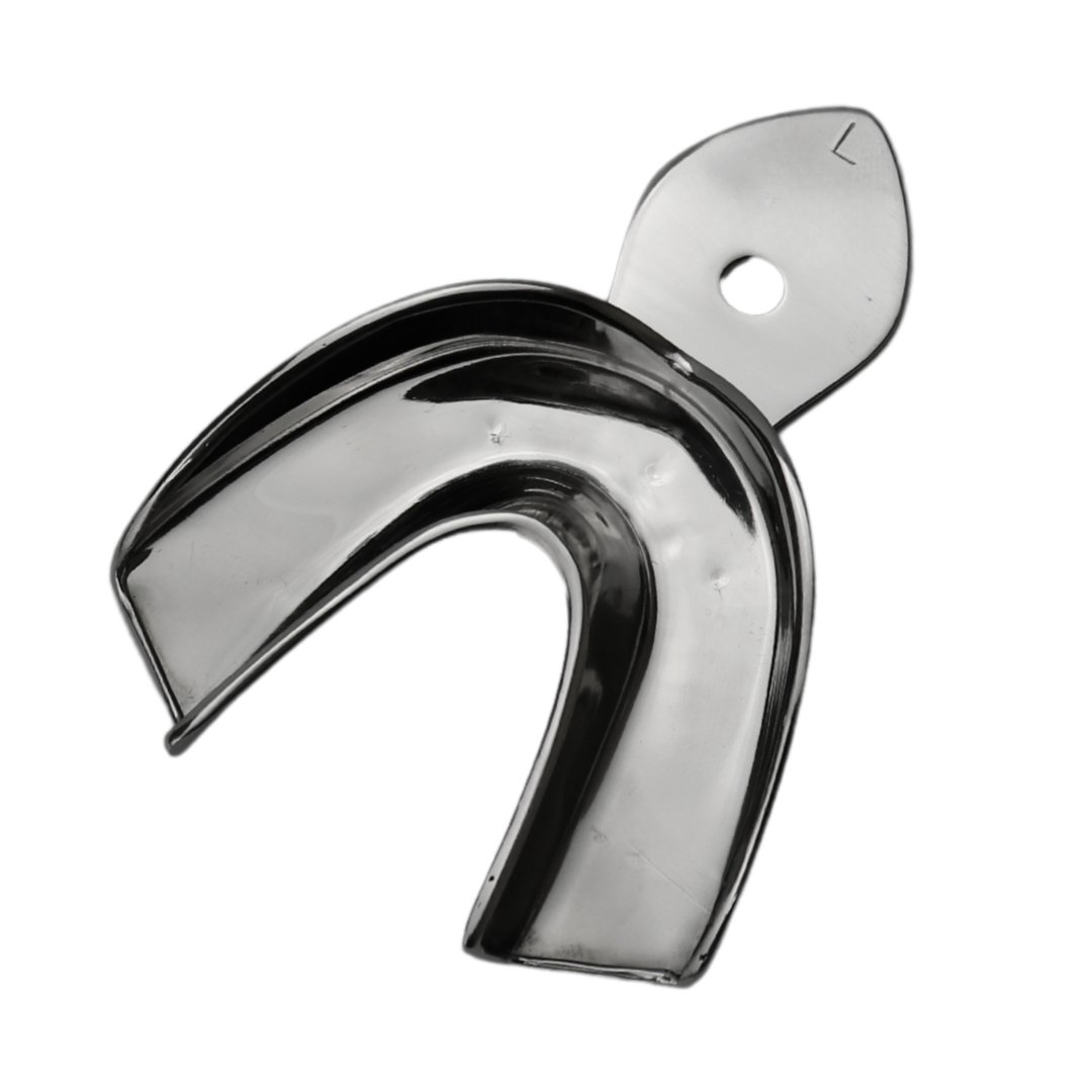 6666-014 Non-Perforated Impression Tray, Lower Jaw, Large - Image 1