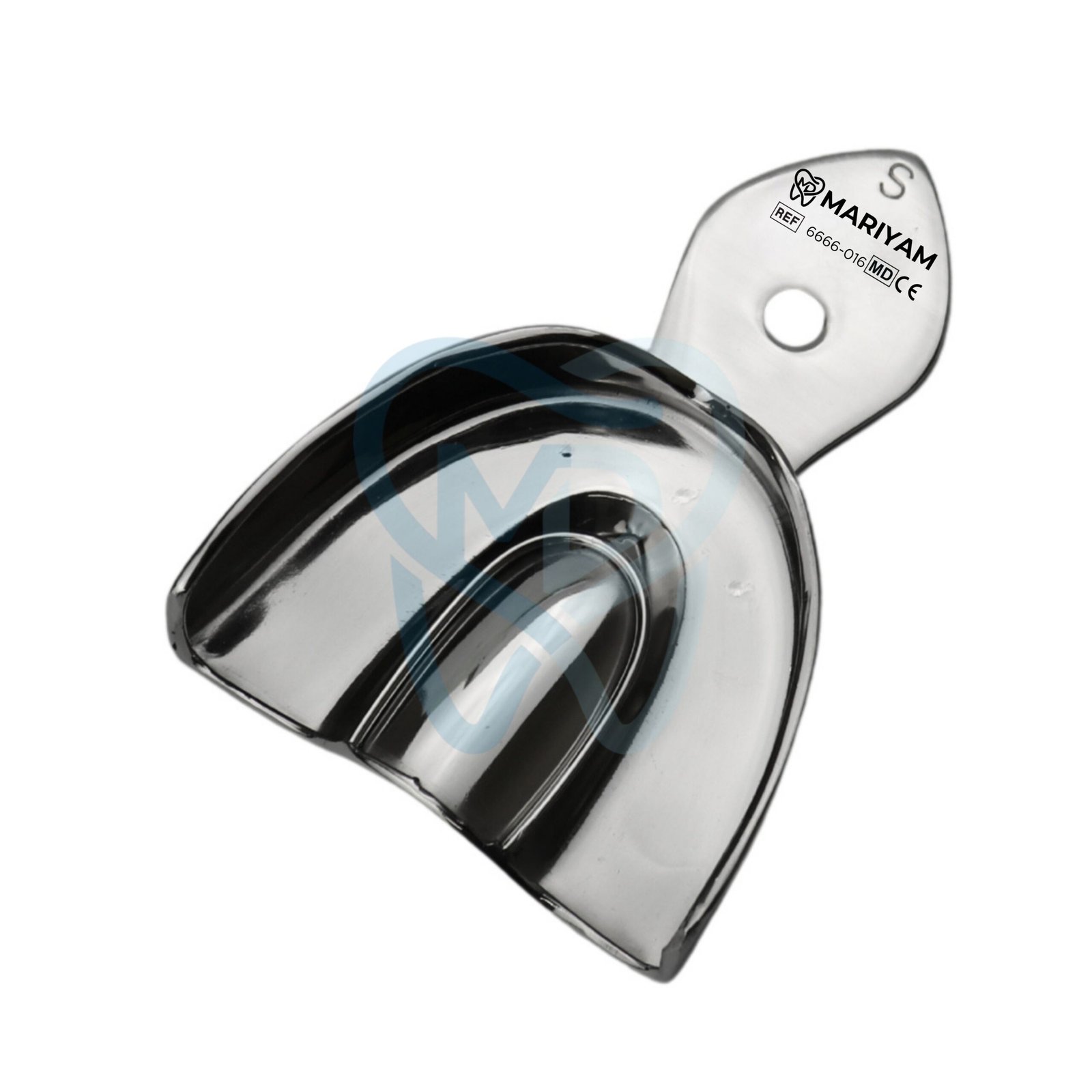 6666-016 Non-Perforated Impression Tray, Upper Jaw, Extra Small - Image 1