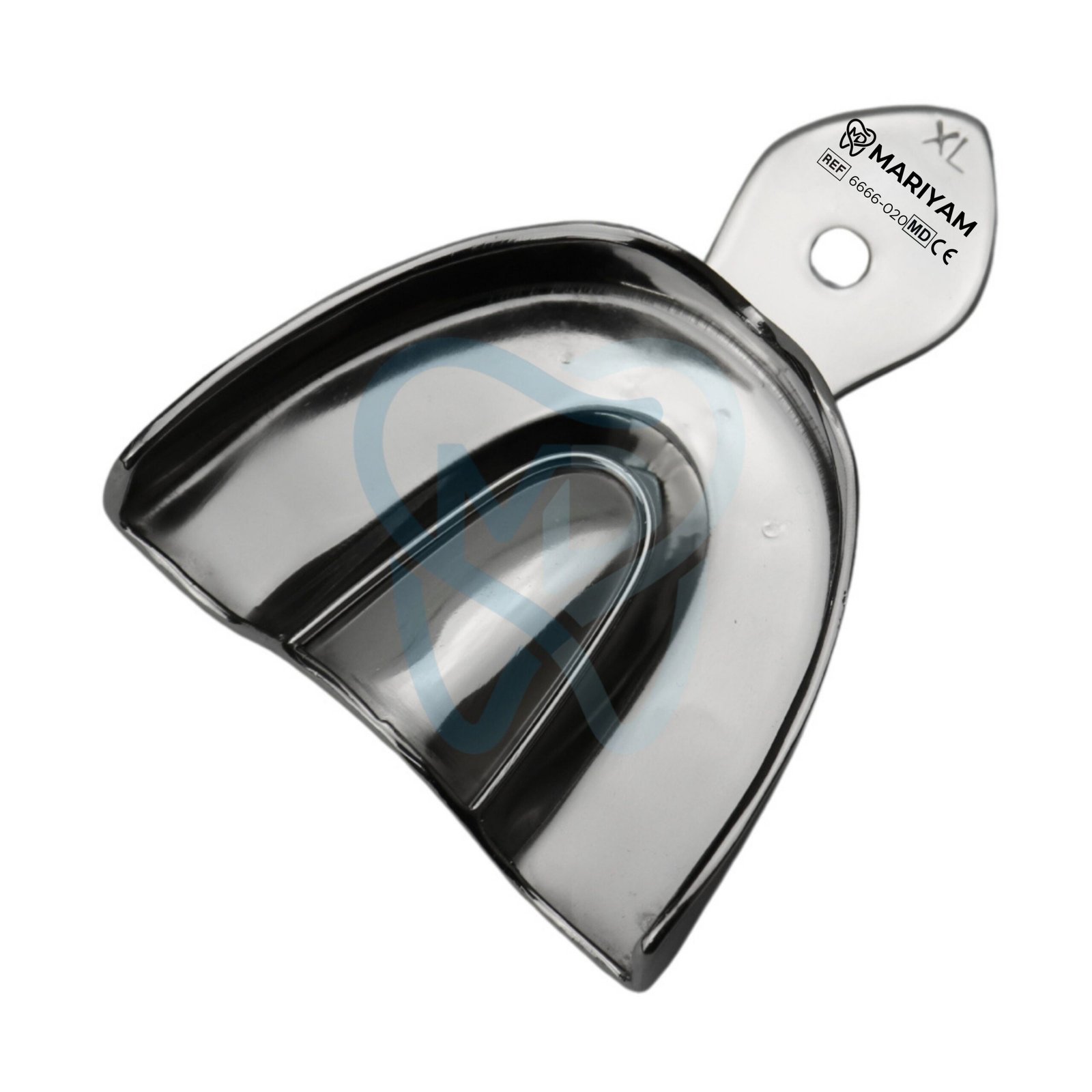 6666-020 Non-Perforated Impression Tray, Upper Jaw, Extra Large - Image 1