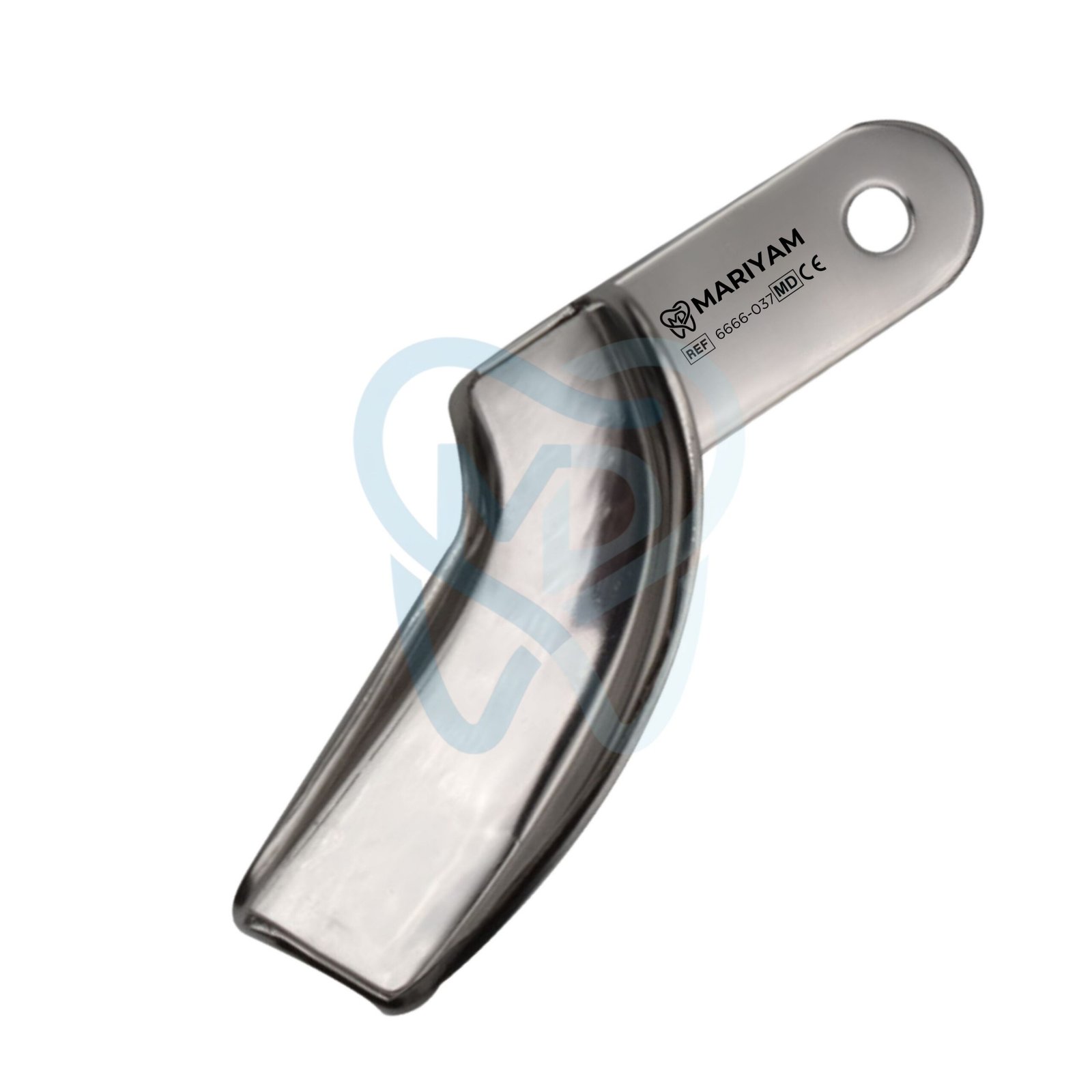 6666-037 Half Non-Perforated Impression Tray, Left - Image 1